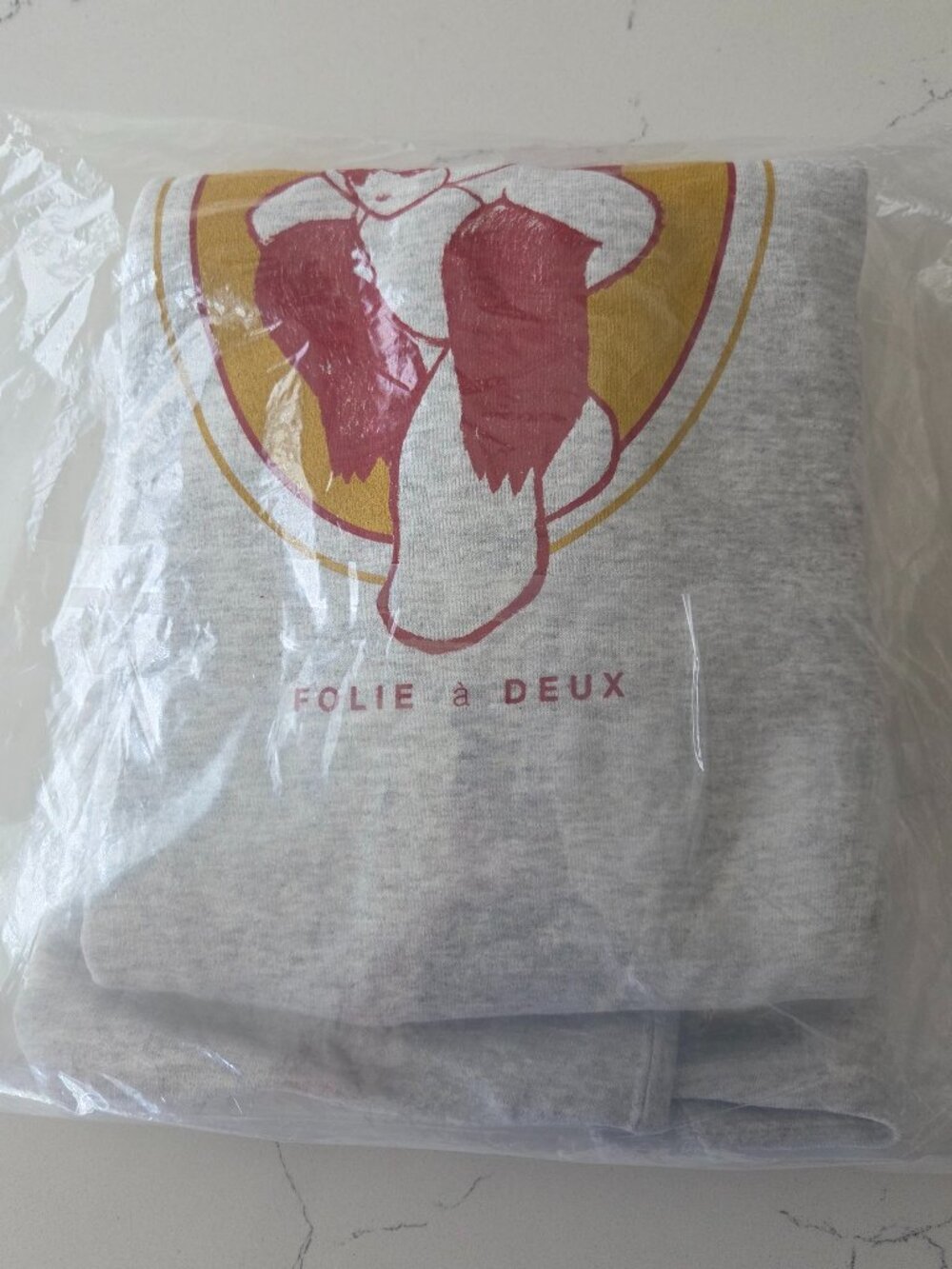Fall Out Boy Folie à Deux Anniversary Crewneck, Gray, Size L - Picture 3 of 3